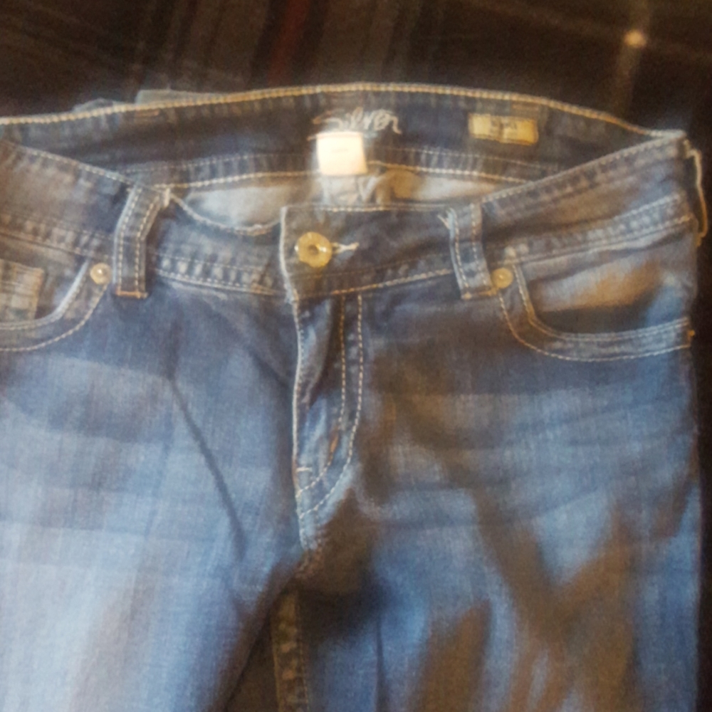 Silver jeans